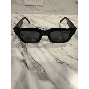 Kits Lukas Black Rectangle Kbl01 Sunglasses Needs Lens 50-23-145